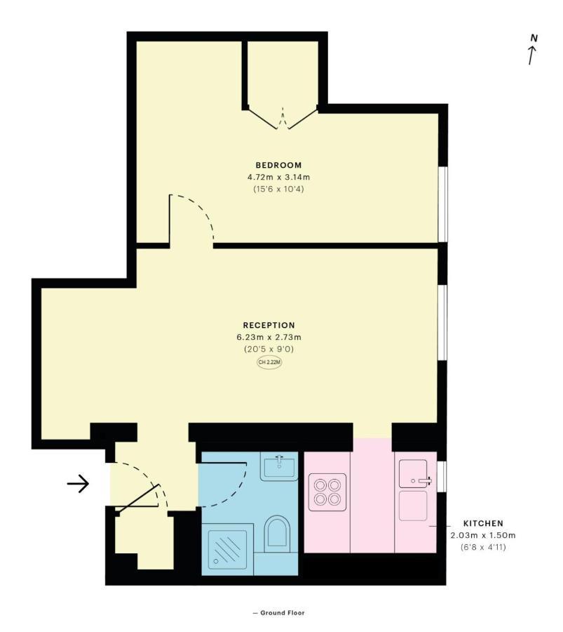 Modern 1 Bedroom Apartment in Kensington London Exterior foto